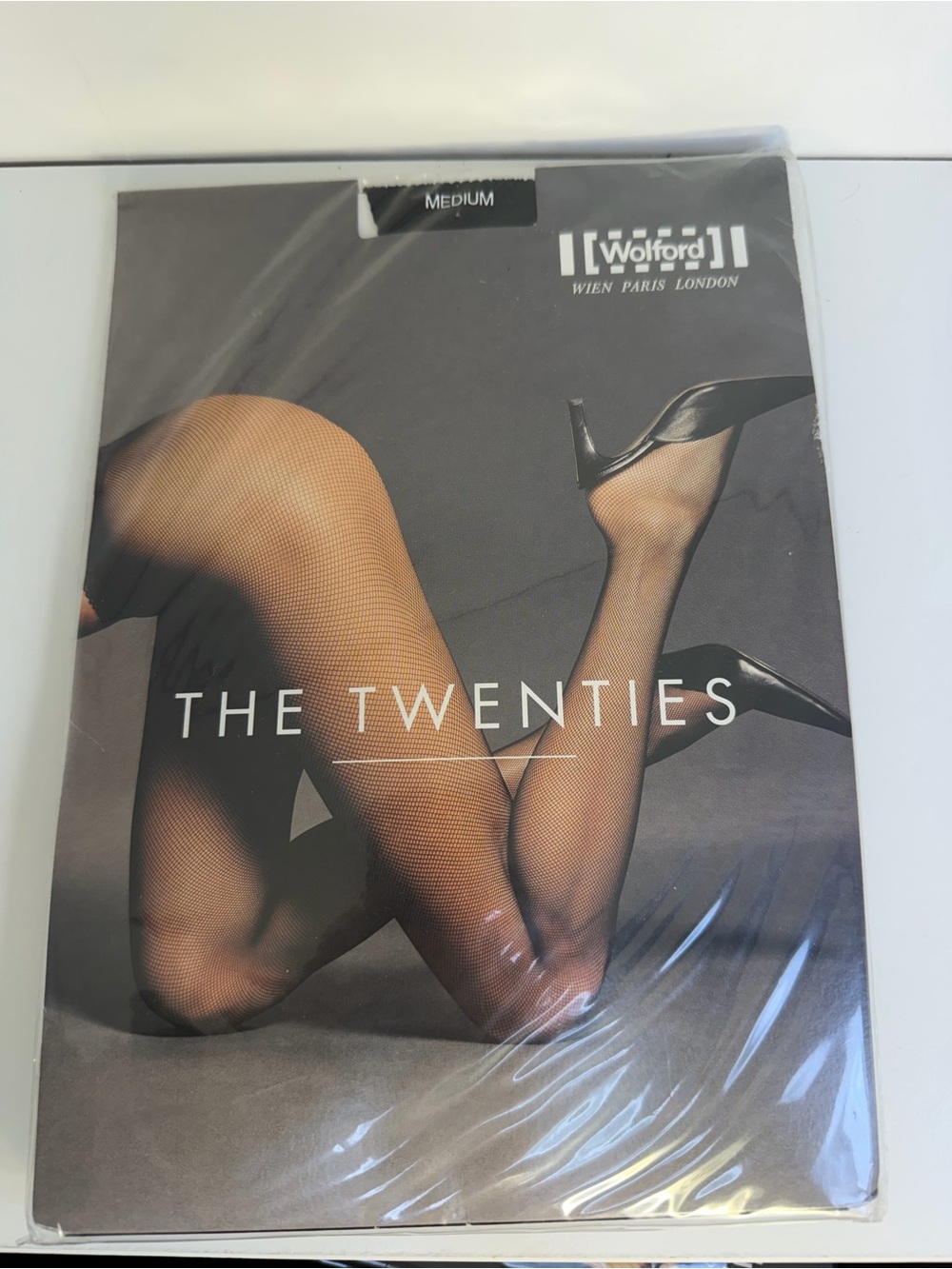 Wolford The Twenties Black Fine Fishnet